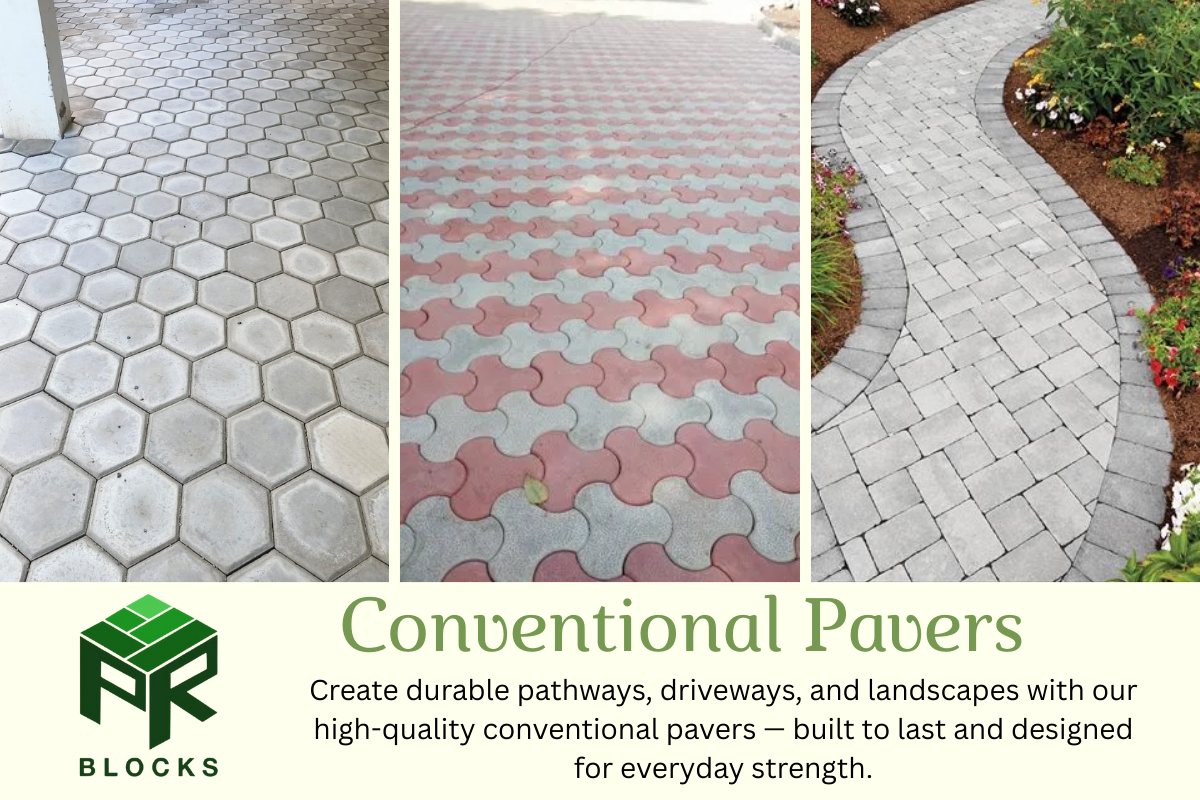 Conventional Paver blocks