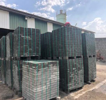 zigzag Paver block Mass Production